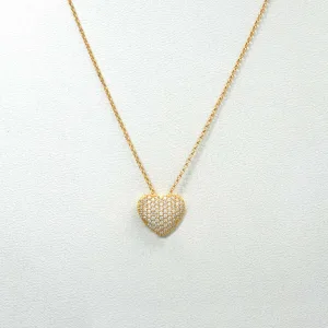 Collar Corazón Oro 18k