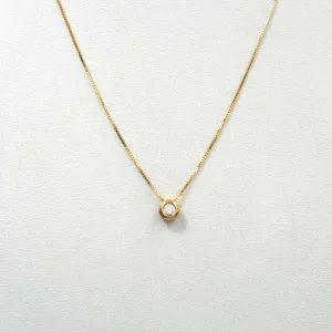 Collar Punto de Luz Oro Amarillo 18k