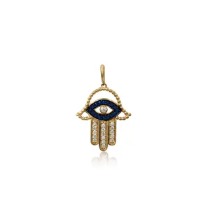 Colgante Mano de Fatima Oro Amarillo 18k