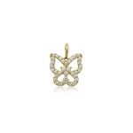 Colgante Mariposa Oro Amarillo 18k