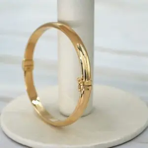 Pulsera Esclava Lisa Oro 18k