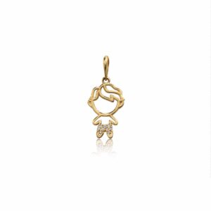 Colgante Niño Oro 18k