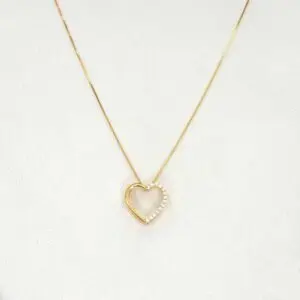 Conjunto Corazón Oro 18k
