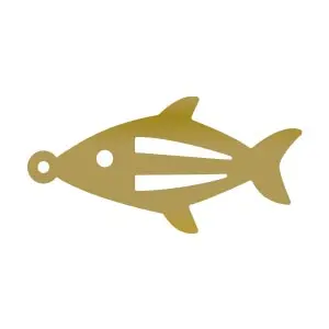 Colgante Pez Oro 18k
