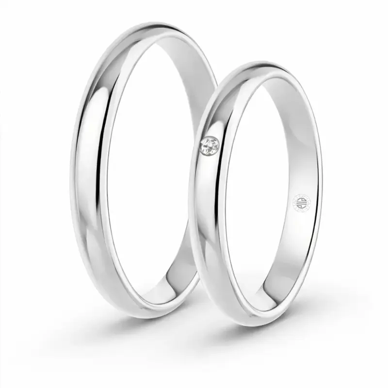 AN_MATRI_INGLESBRILLANTE_4MMblanco argollas de matrimonio oro blanco 18k modelo inglés con diamante corte brillante