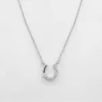 ollar herradura plata 925 con circones