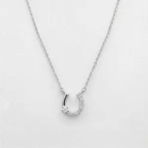 ollar herradura plata 925 con circones