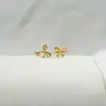 Abridores Lazo de Oro Amarillo 18K con broche de tope