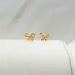 Aro Abridor Lazo de oro amarillo 18k. Un aro perfecto para bebes, niñas y mujeres.